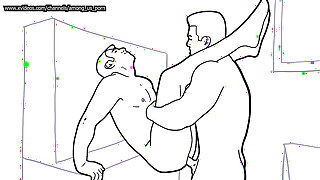 Black And white animated gay porn part 4